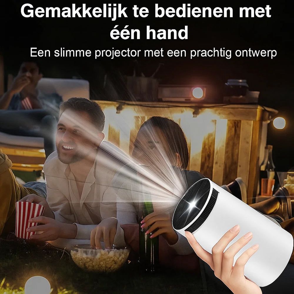 CineMate™– 180° Draaibare Beamer met Flexibele Projectie voor Wand & Plafond | HD Beeldkwaliteit