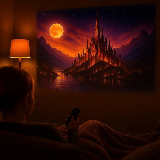 CineMate™– 180° Draaibare Beamer met Flexibele Projectie voor Wand & Plafond | HD Beeldkwaliteit