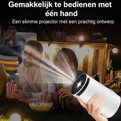 CineMate™– 180° Draaibare Beamer met Flexibele Projectie voor Wand & Plafond | HD Beeldkwaliteit